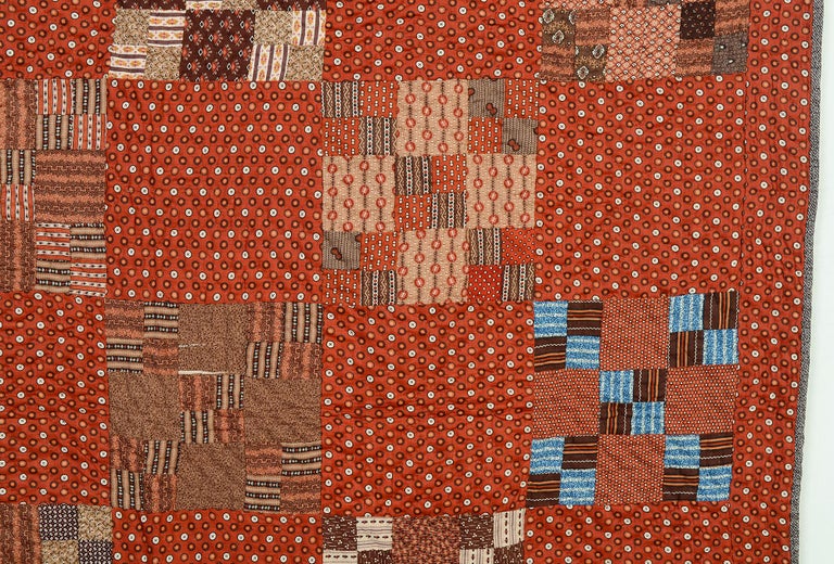FourPatch in NinePatch Quilt For Sale at 1stDibs