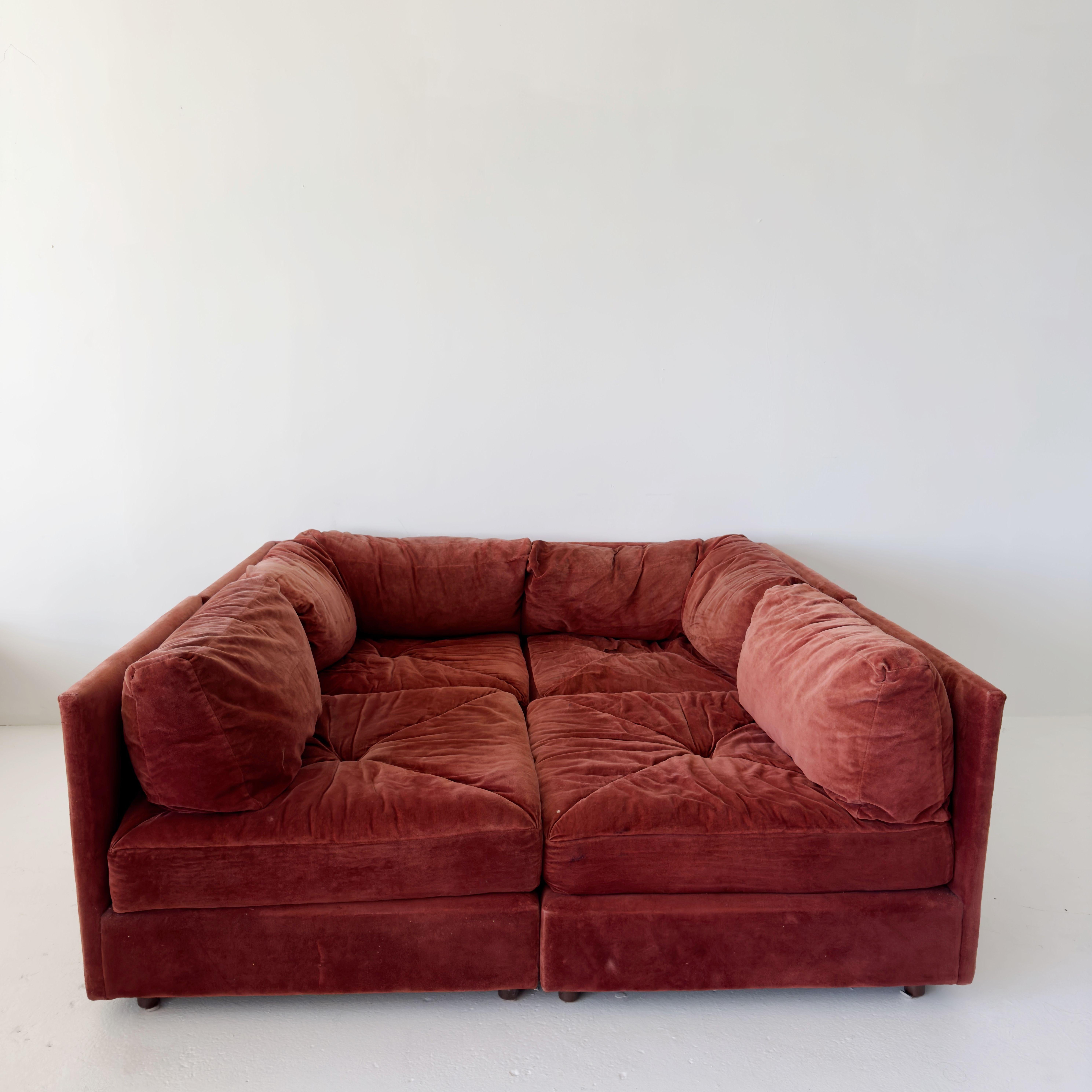 1970s sectional sofa
