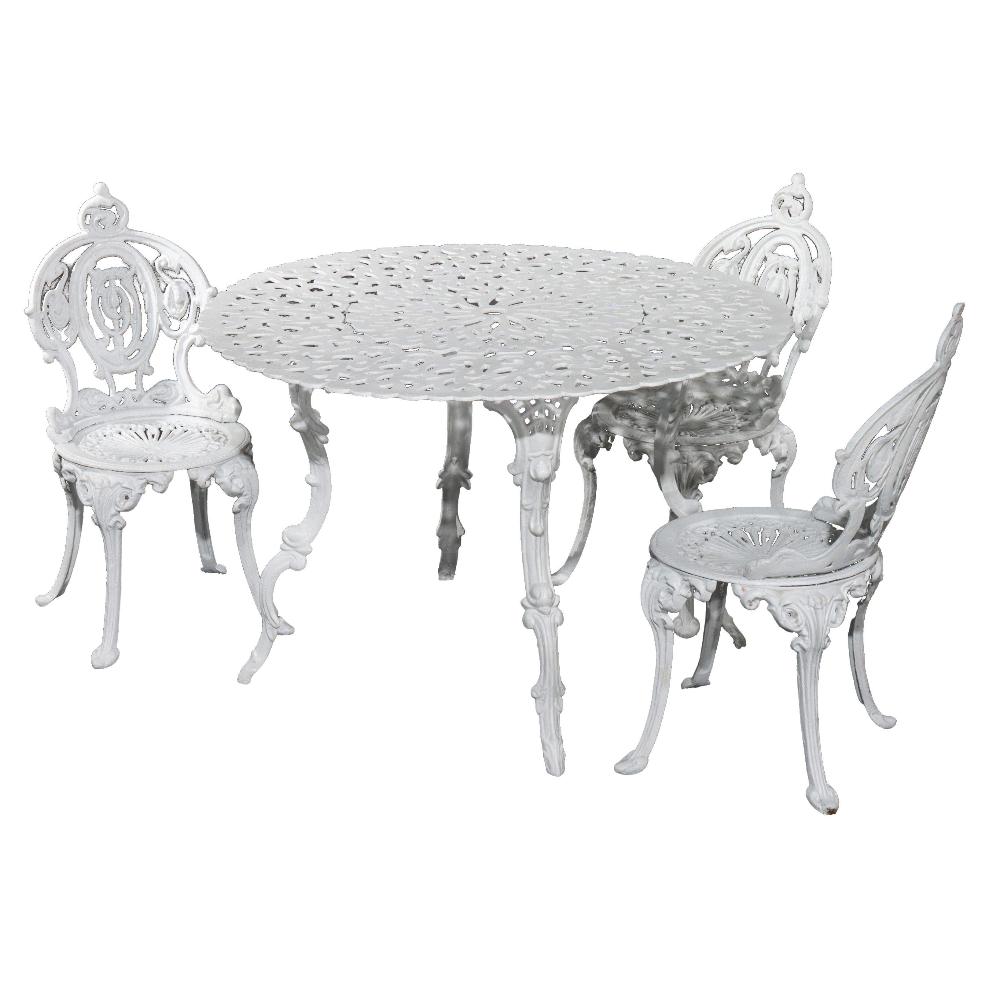 Do cast iron tables rust?