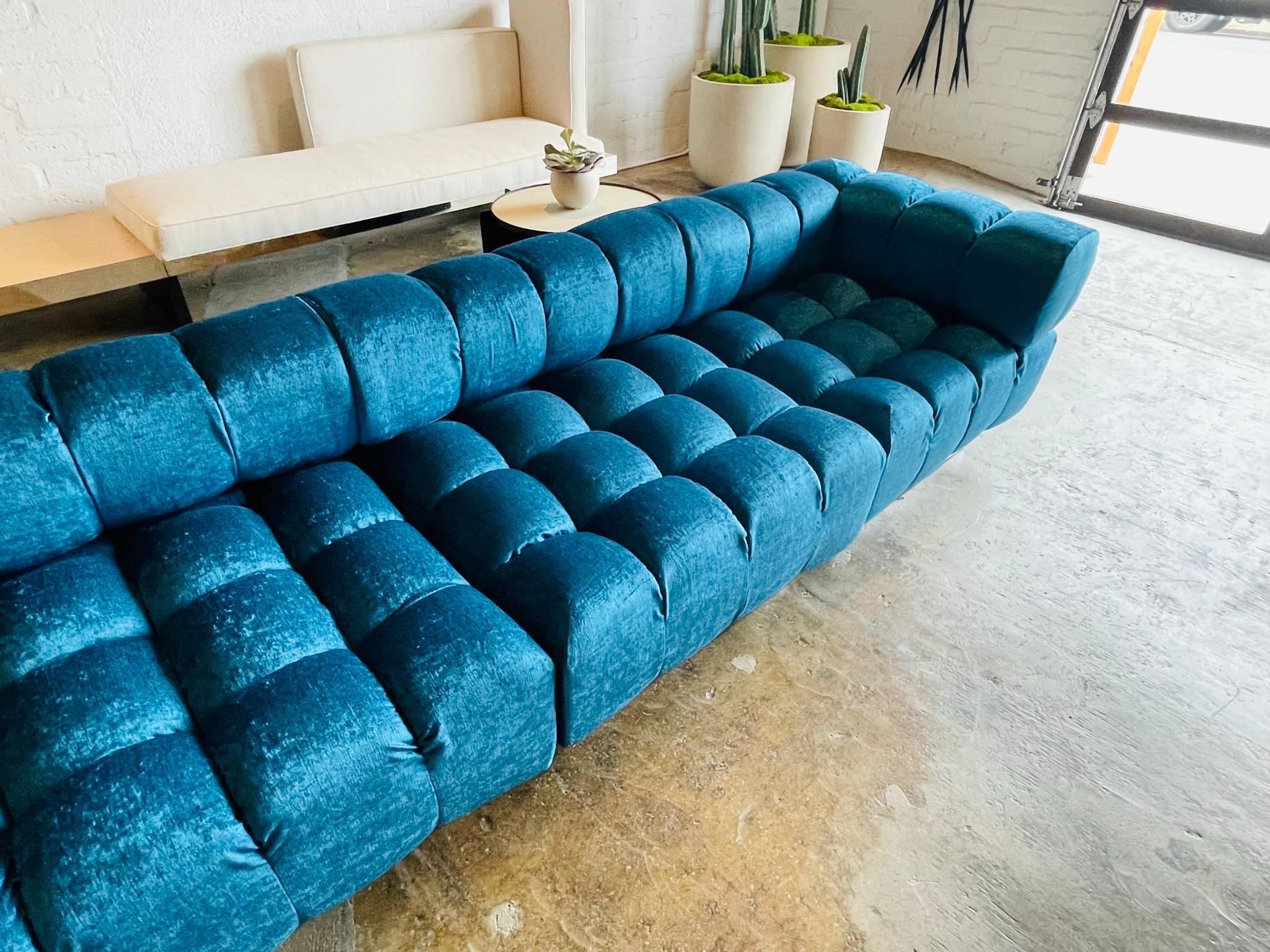 Four Piece Cubo Sectional Sofa by Harvey Probber, circa 1972 For Sale 12