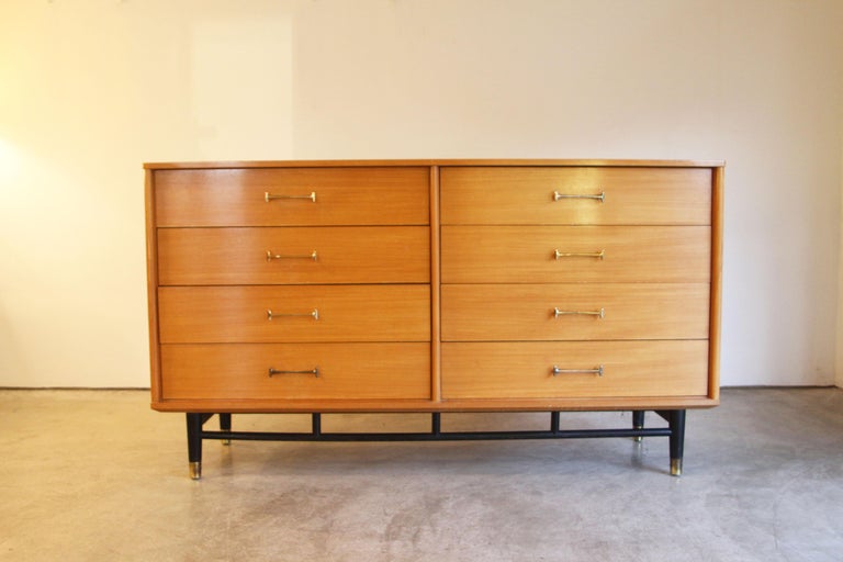 Four Piece Milo Baughman Bedroom Set Dresser Or Nightstand