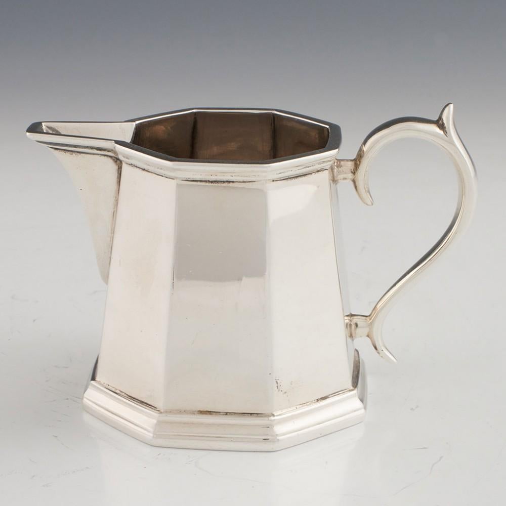 Vier Pieces Queen Anne Stil Sterling Silber Tee Set Sheffield 1933 im Angebot 9