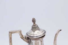Four-piece silver tea service