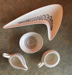 Juego de cuatro piezas "Space Age" by Metlox of California