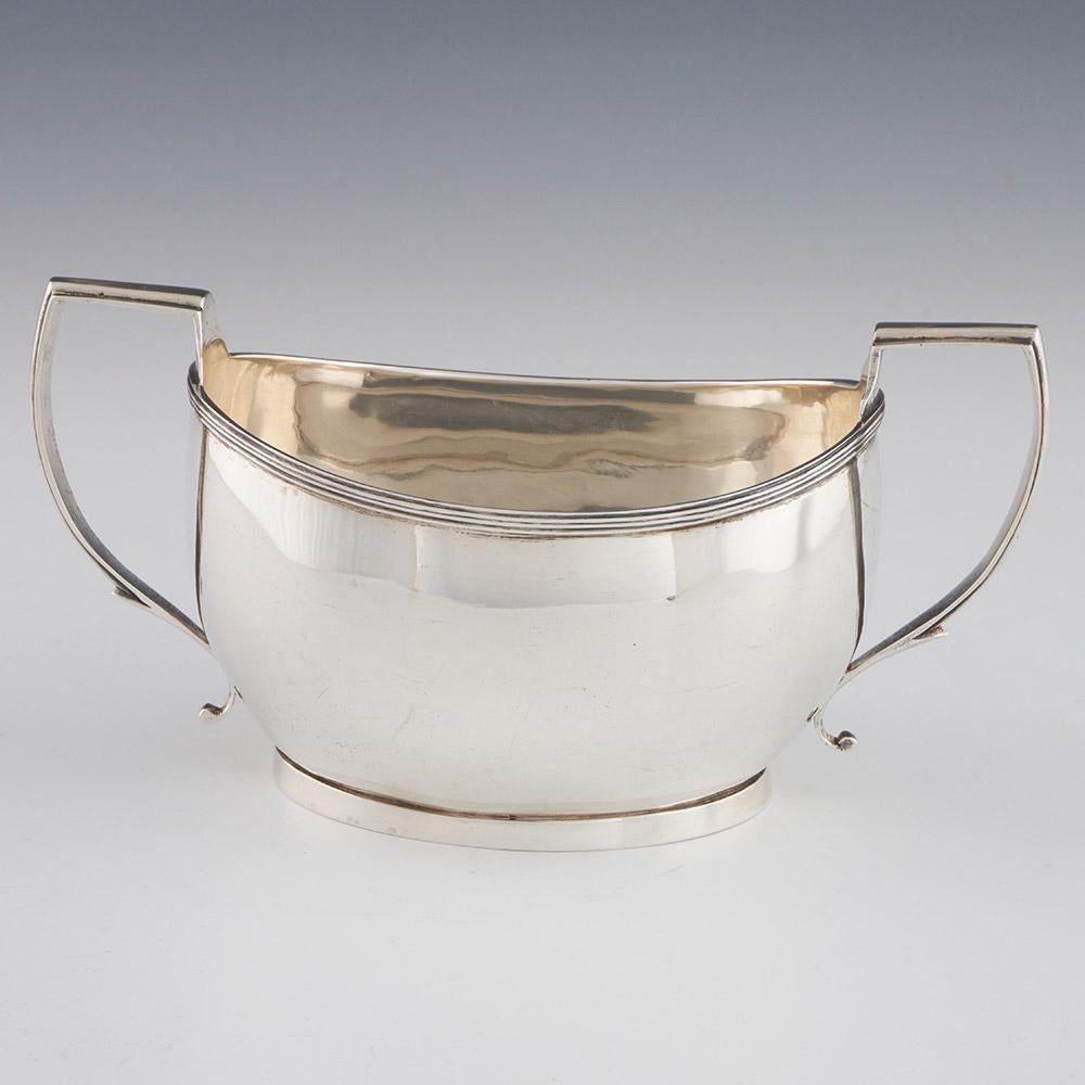 Juego de té de cuatro piezas de plata de ley Londres 1803 en venta 6