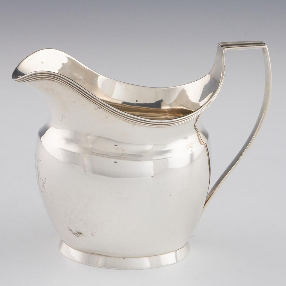 Juego de té de cuatro piezas de plata de ley Londres 1803 en venta 8