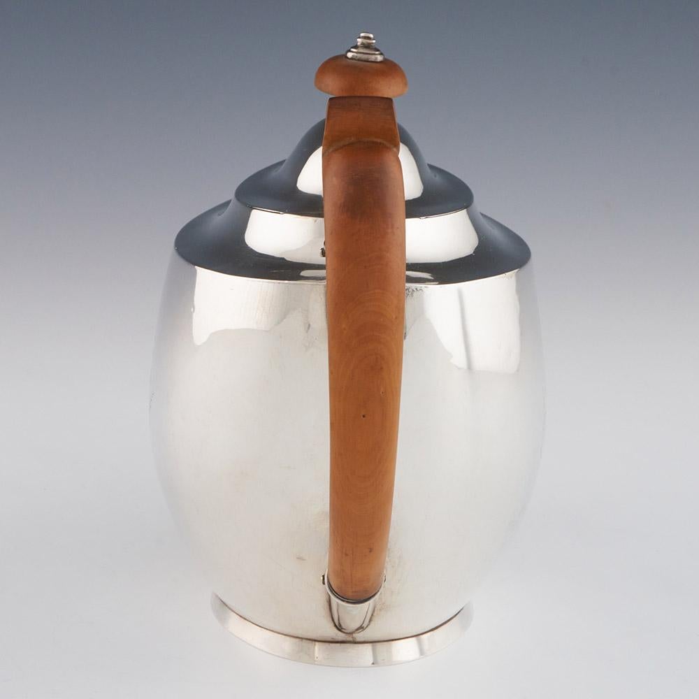 Juego de té de cuatro piezas de plata de ley Londres 1803 principios del siglo XIX en venta