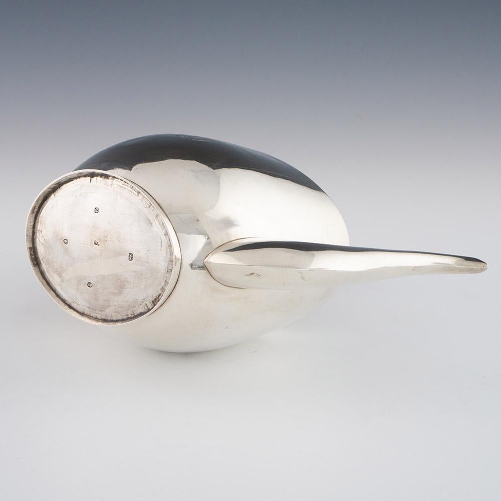 Juego de té de cuatro piezas de plata de ley Londres 1803 en venta 1