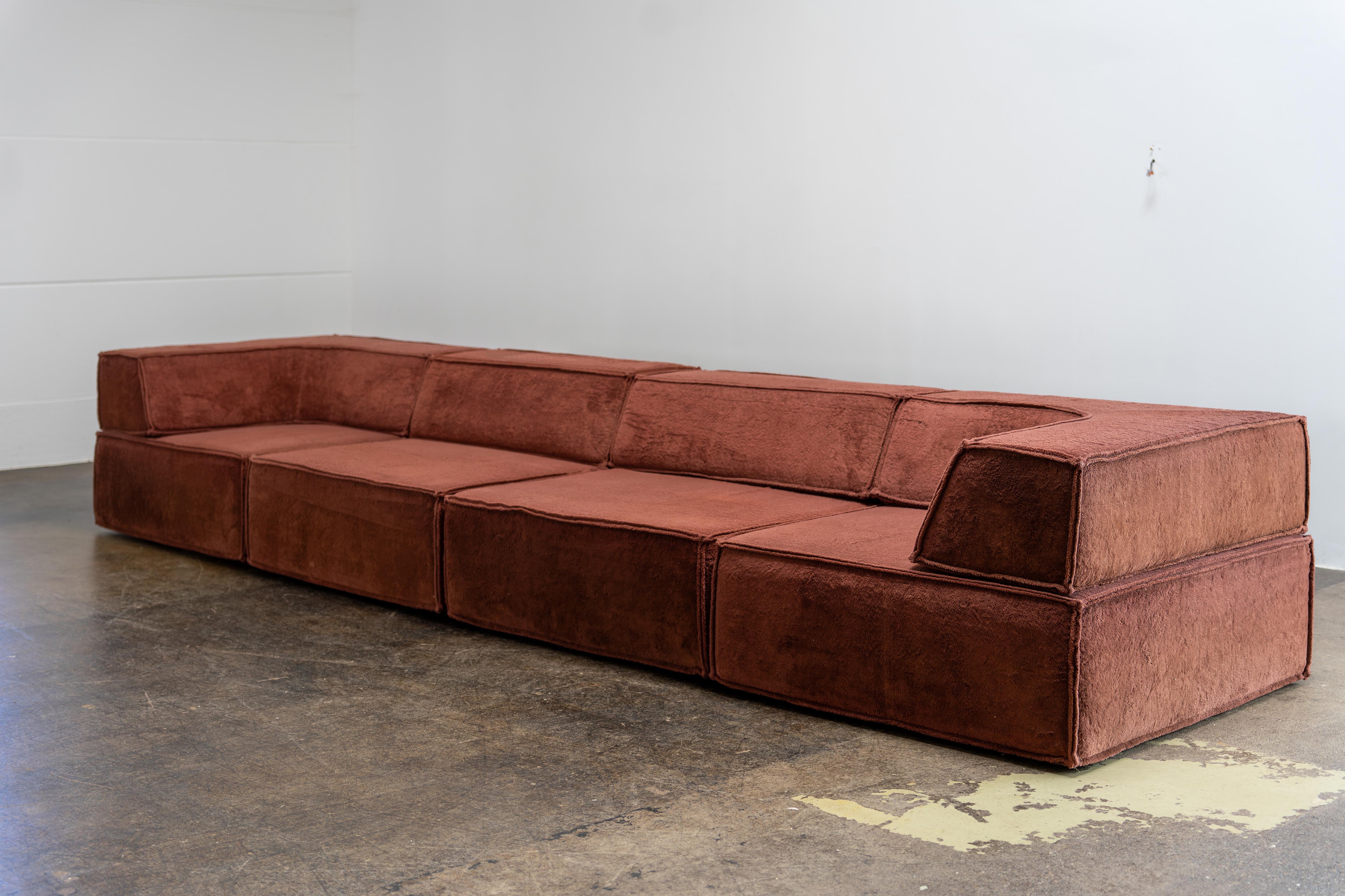 20th Century Four Piece „TRIO“ Sofa by COR Team Form AG, 1973 For Sale