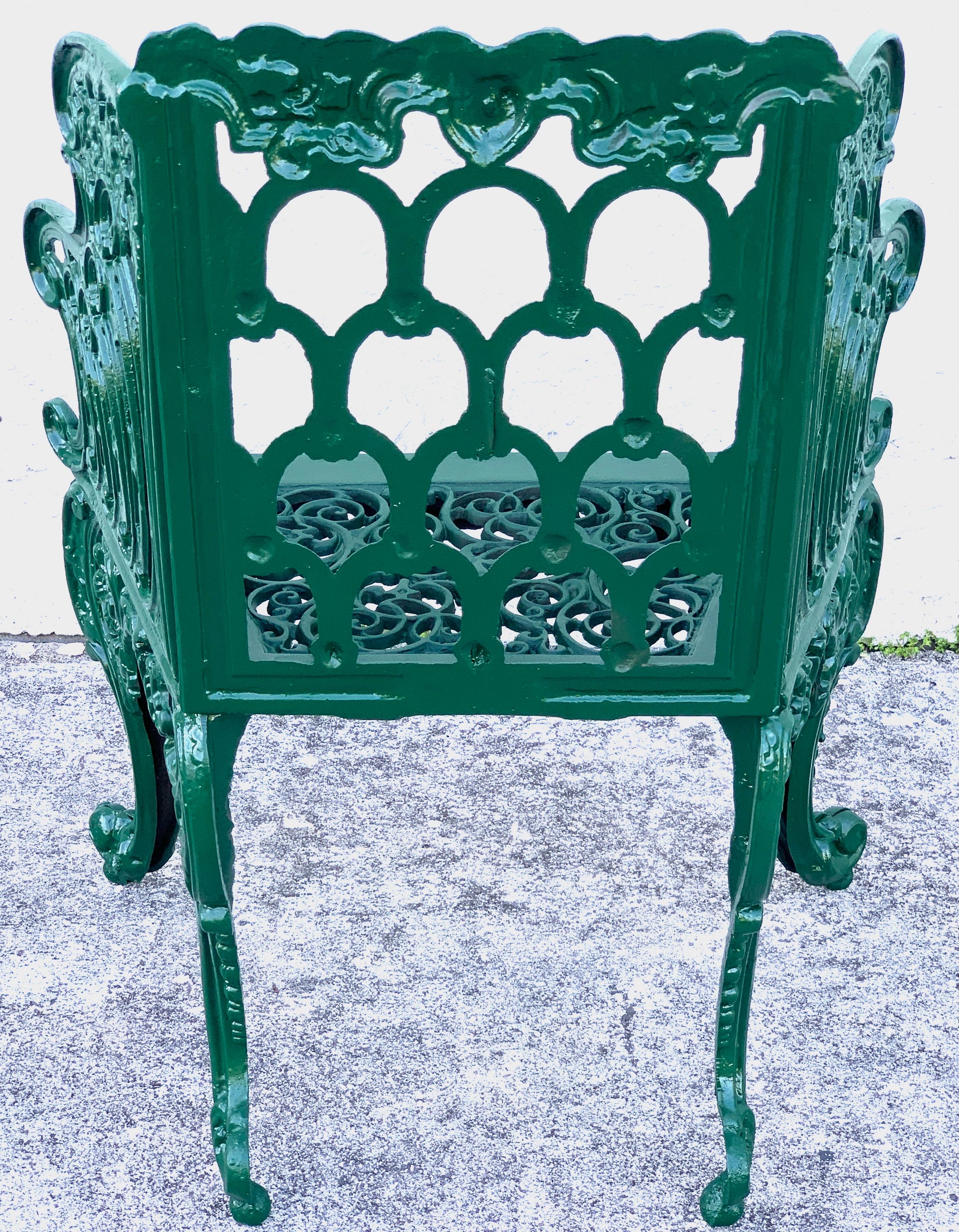 20th Century Four-Piece Victorian Style Garden/ Patio Set, Provenance Celine Dion