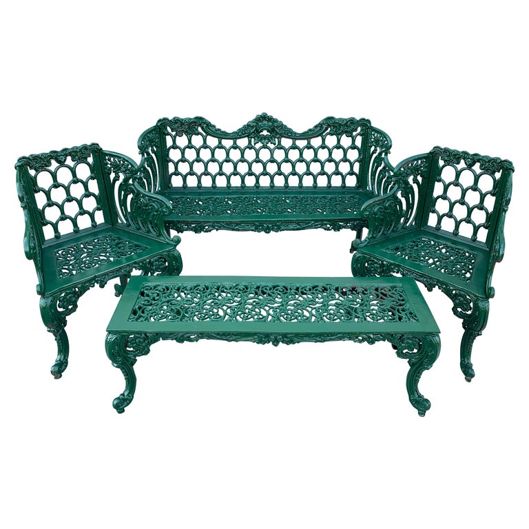 FourPiece Victorian Style Garden/ Patio Set, Provenance Celine Dion