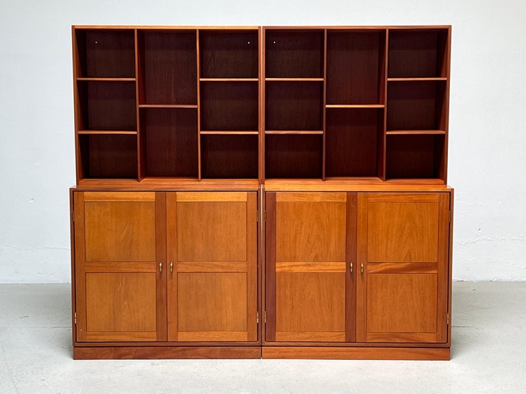 Mid-20th Century Four Piece Wall Unit by Christian Hvidt for Soborg For Sale