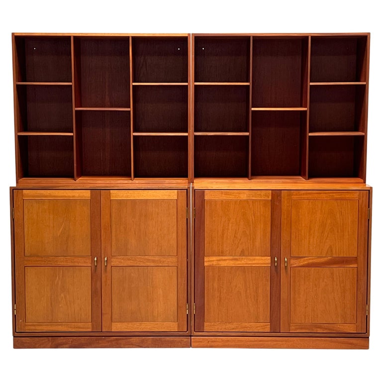 Four Piece Wall Unit by Christian Hvidt for Soborg For Sale at 1stDibs