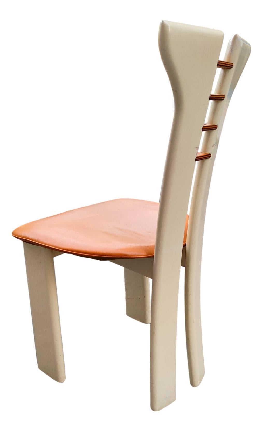 Mid-Century Modern Quatre chaises design Pierre Cardin pour Roche Bobois, années 70 en vente