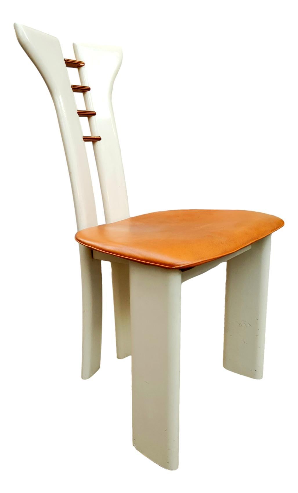 Quatre chaises design Pierre Cardin pour Roche Bobois, années 70 Bon état - En vente à taranto, IT