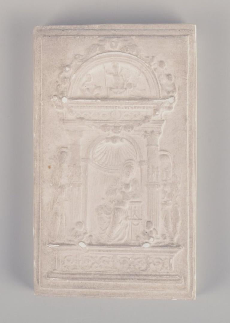Cuatro relieves murales de escayola. Aprox. 1900 Yeso en venta