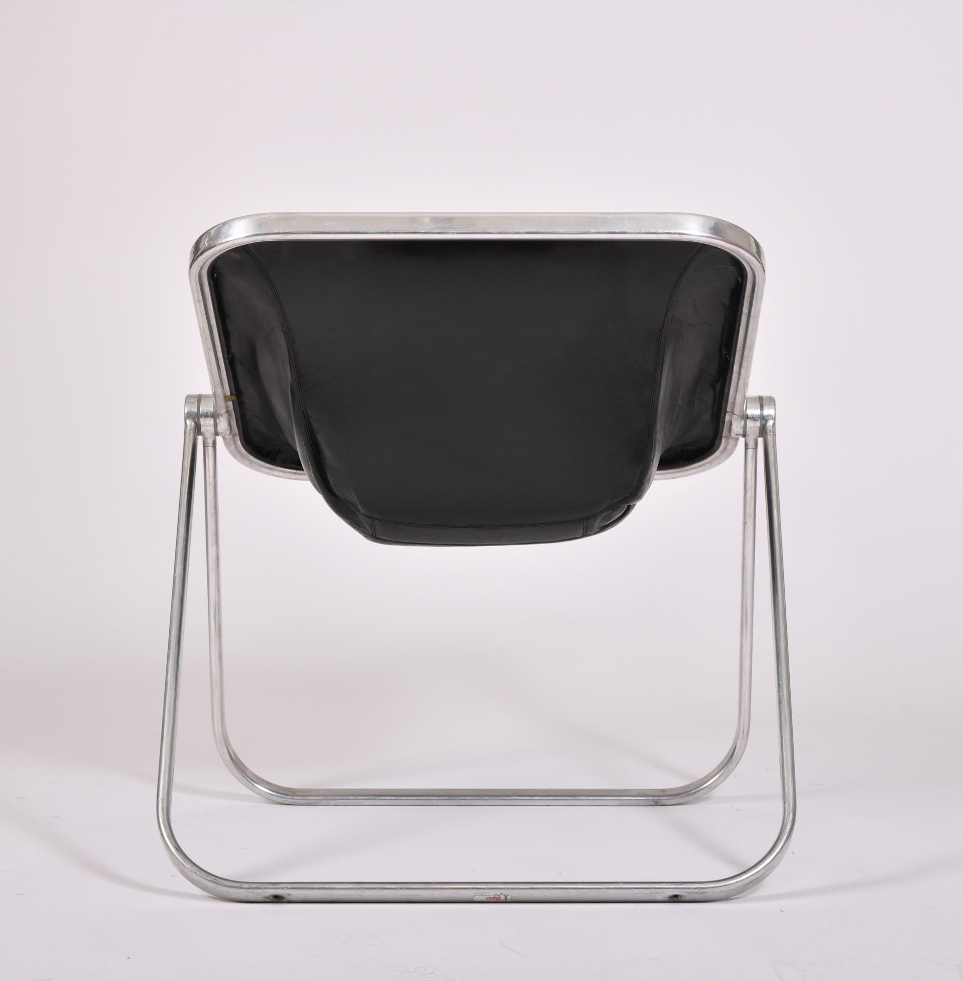 Late 20th Century Six Plona Folding Chairs Designed by Giancarlo Piretti for Castelli