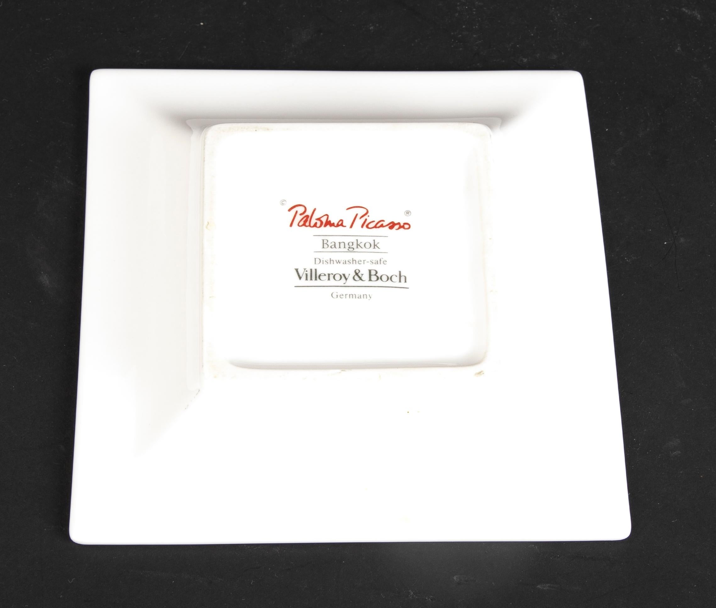 Aschenbecher aus Porzellan von Villeroy & Boch, limitierte Auflage Paloma Picasso im Angebot 1