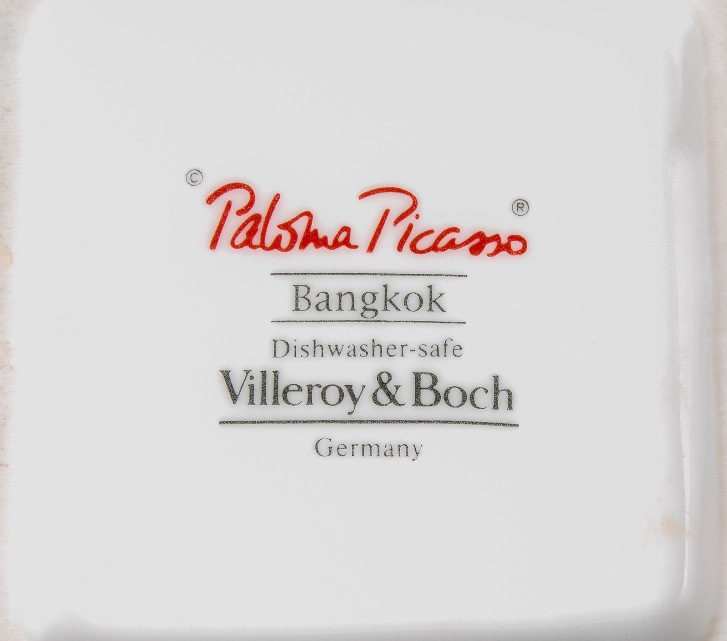 Aschenbecher aus Porzellan von Villeroy & Boch, limitierte Auflage Paloma Picasso im Angebot 2