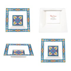 Four Porcelain Ashtrays by Villeroy & Boch Limited Edition Paloma Picasso