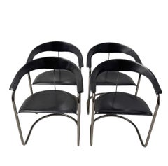 Quatre fauteuils post-modernes par Arrben Italie, années 1980