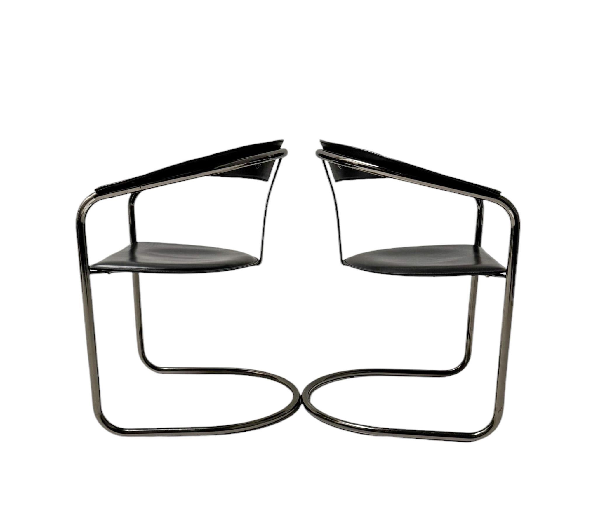 Quatre fauteuils post-modernes par Arrben Italie, années 1980 en vente 1