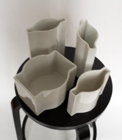 Postmoderne Vasen „Kombi“ der Künstlerin Margareta Hennix für Gustavsberg, vier Vasen