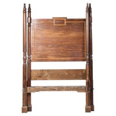 Four-poster bed of King John V style in pau-oleo - 18th century