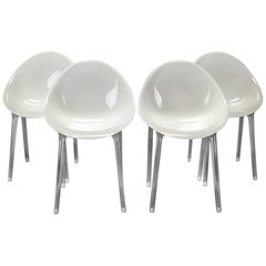 Four Postmodern Super Impossible Chairs, Philippe Starck Attributed for Kartell