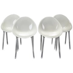 Four Postmodern Super Impossible Chairs, Philippe Starck Attributed for Kartell