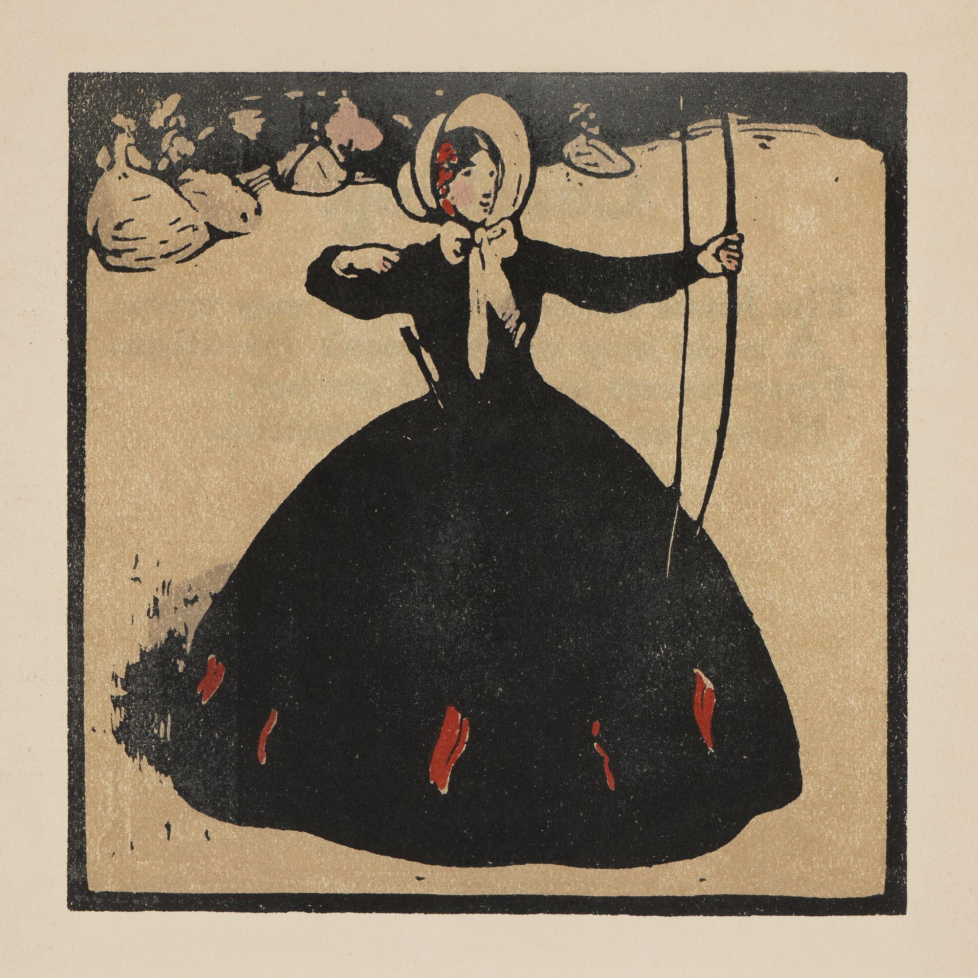 Vier Drucke aus einem Almanac of Twelve Sports von William Nicholson, 1898 im Angebot 8