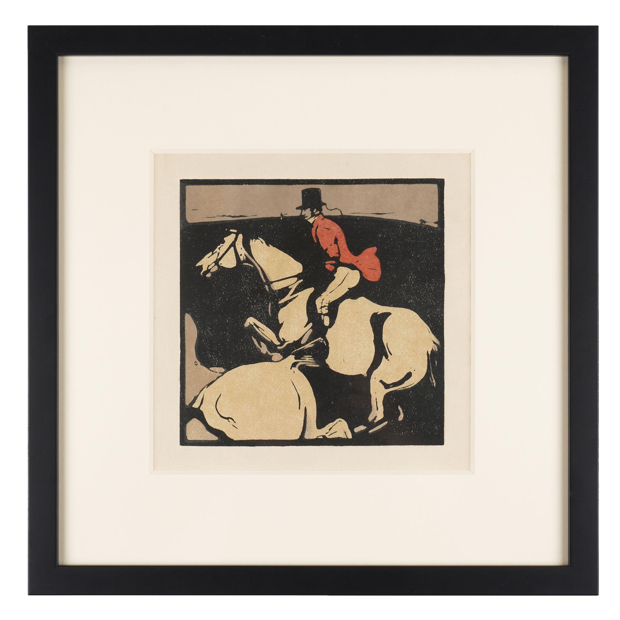 Four prints from “An Almanac of Twelve Sports” by William Nicholson, 1898 For Sale 2