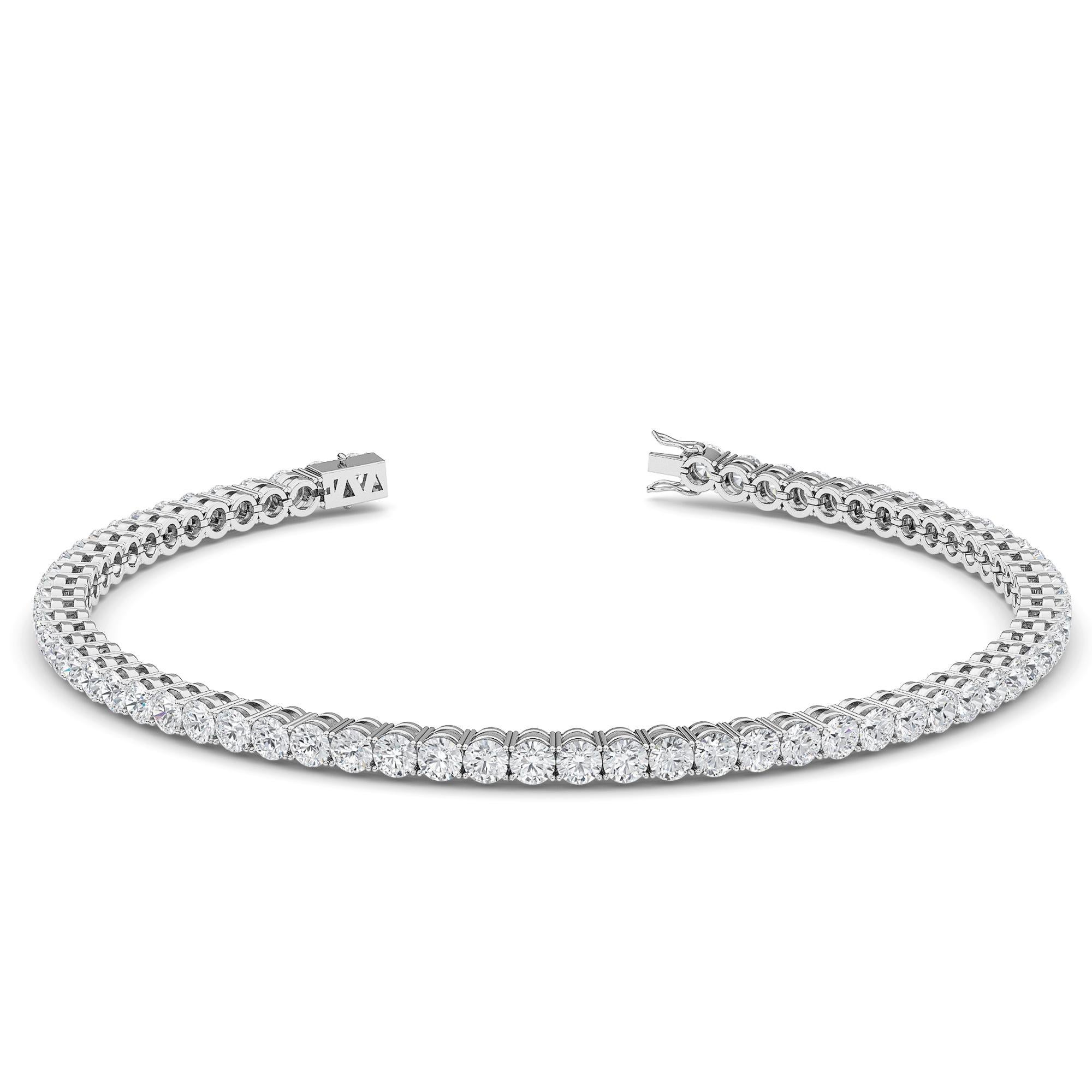 Elegant and splendid, this attractive design bracelet consists of four prong-set emerald-cut Diamond. Fasten with a secure clasp.


METAL DETAILS: 18K White Gold 
DIAMOND DETAILS: Natural, Ethically sourced &, Conflict free.
DIAMOND SHAPES : 