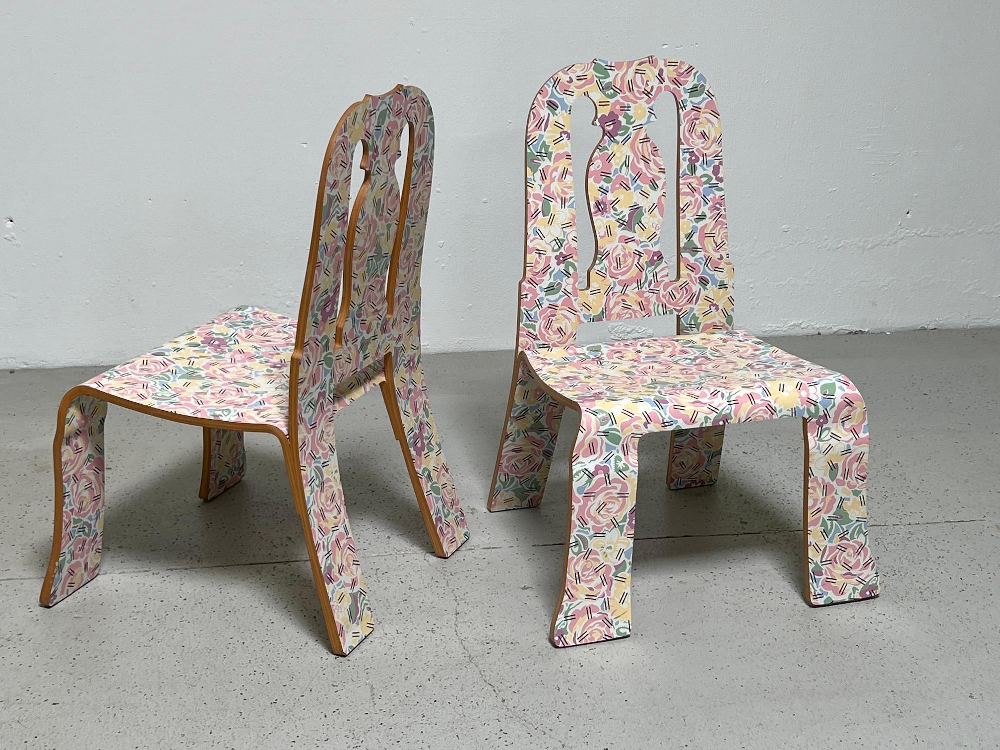 Four Queen Anne Chairs by Robert Venturi for Knoll In Good Condition In Dallas, TX