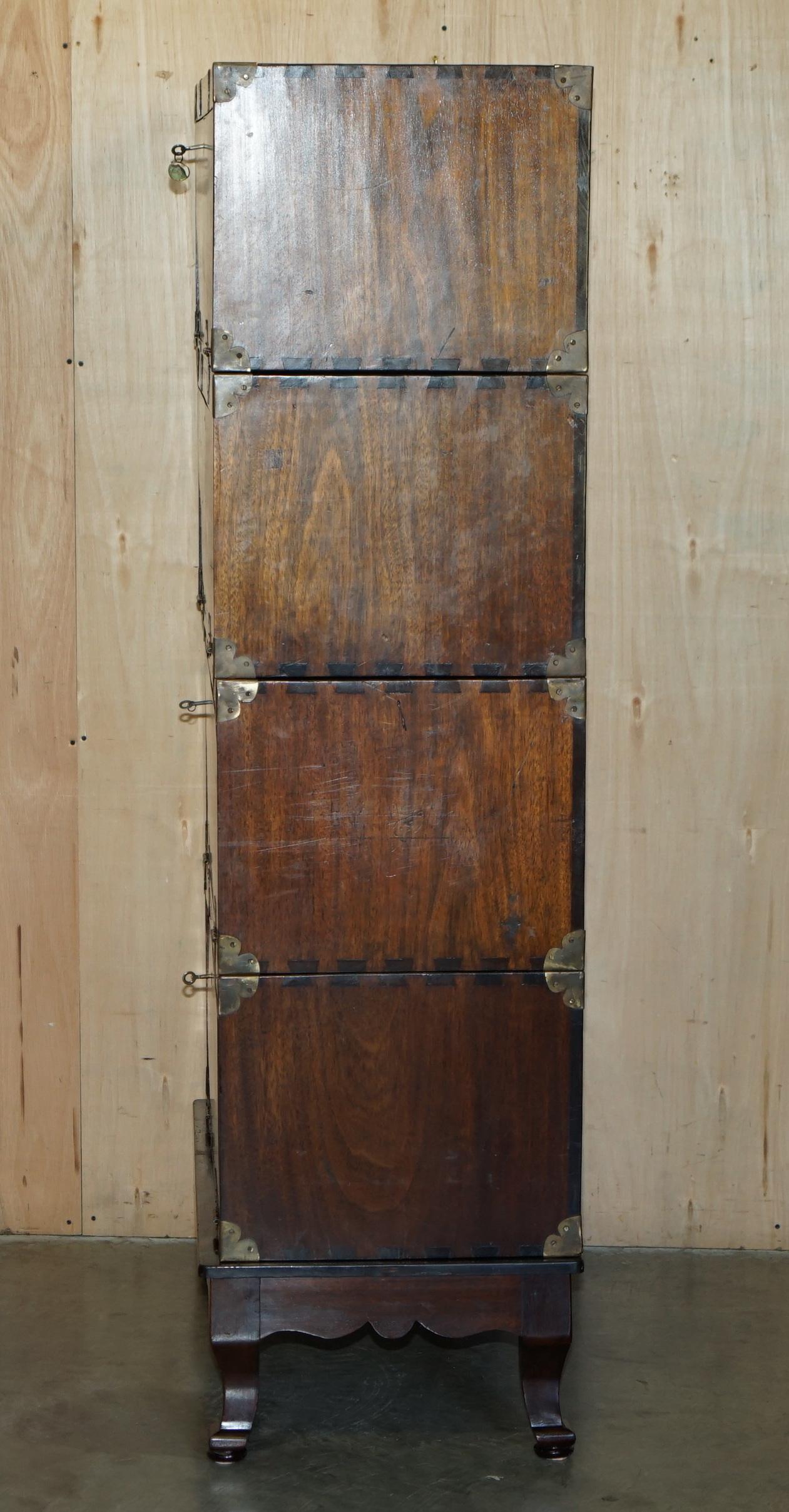 QUATTRO RARI GILETTI ORIGINALI CINESI D'ESPORTAZIONE CIRCA 1880 STACKABL in vendita 7