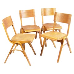 Four Rare Chairs Ton by Ludvík Volák, Zbyněk Hřivnáč and Jan Bočan