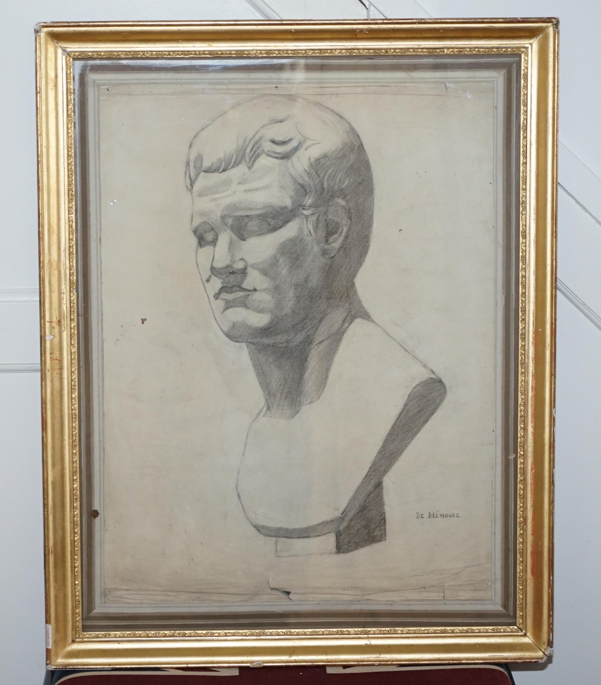 Four Rare Italian School 19th Century Old Master Sketches Drawings by F Mazzoli For Sale 11
