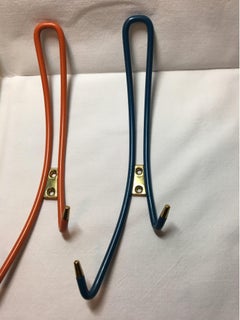 Four Rare "Sputnik Era" Clothes Hooks from the 1960s