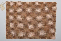 Placemats mit vier rechteckigen Mauve-Perlen