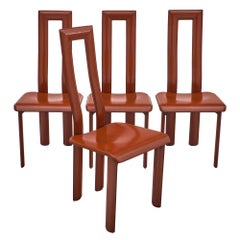 Vier Regia-Stühle von Antonello Mosca für Ycami