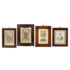 Four religious engravings - 19th century