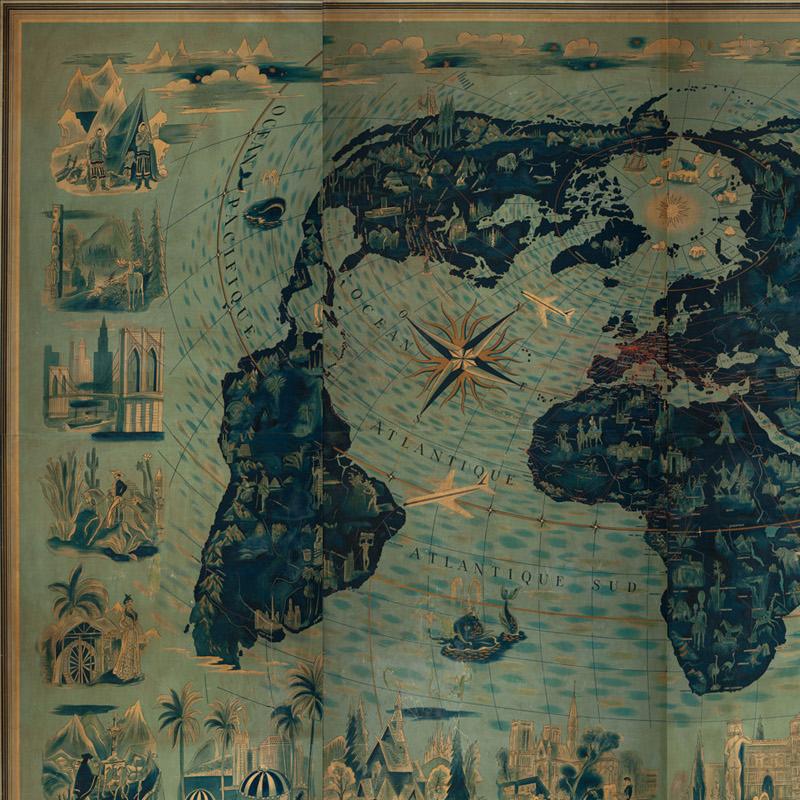 antique map reproduction