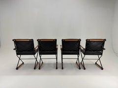 Four Restored Directors/Campaign Chairs. Cleo Baldon Style.