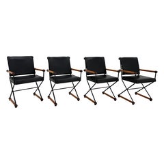 Four Restored Directors/Campaign Chairs. Cleo Baldon Style.