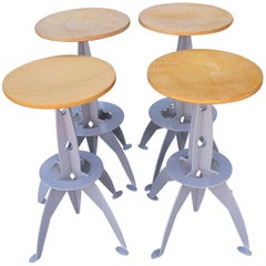 Four Rocket Inspired Barstools