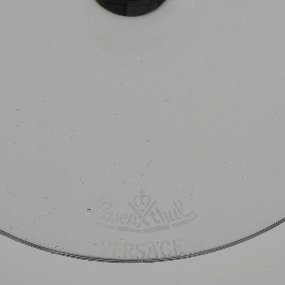 Four Rosenthal Versace Martini Medusa Lumiere Glasses For Sale 4