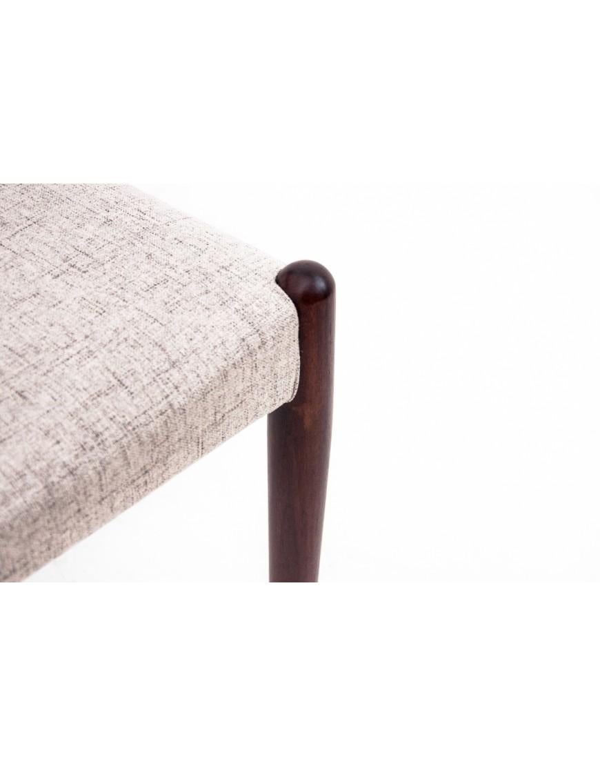 Four rosewood chairs, designed by Bernhard Pedersen & Son, Denmark, 1960s. For Sale 5