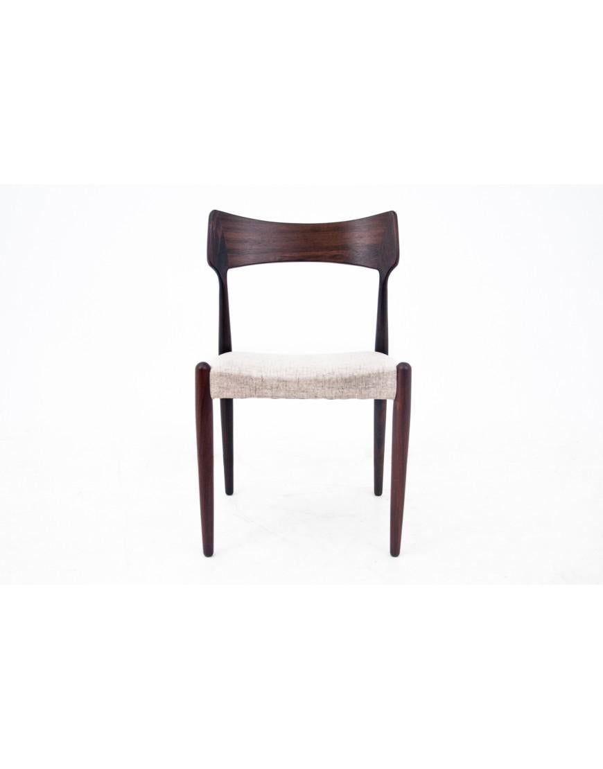 Mid-20th Century Four rosewood chairs, designed by Bernhard Pedersen & Son, Denmark, 1960s. For Sale