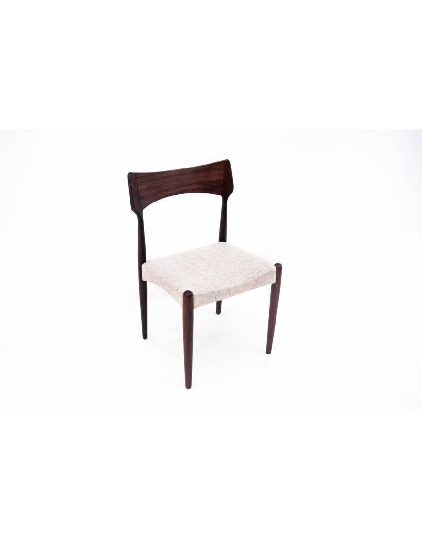 Teak Four rosewood chairs, designed by Bernhard Pedersen & Son, Denmark, 1960s. For Sale