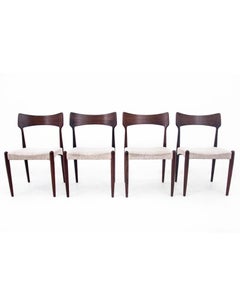Four rosewood chairs, designed by Bernhard Pedersen & Son, Denmark, 1960s.